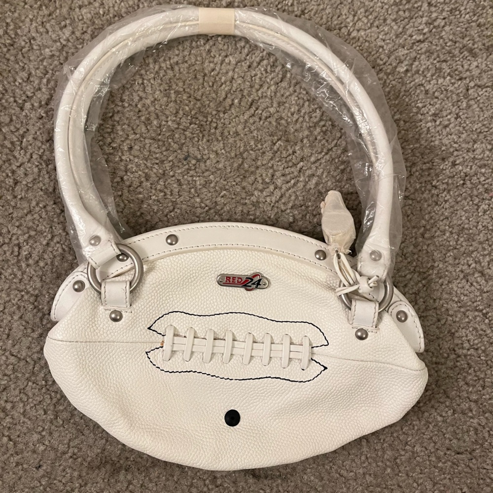 Red White Designer Shoulder Bag